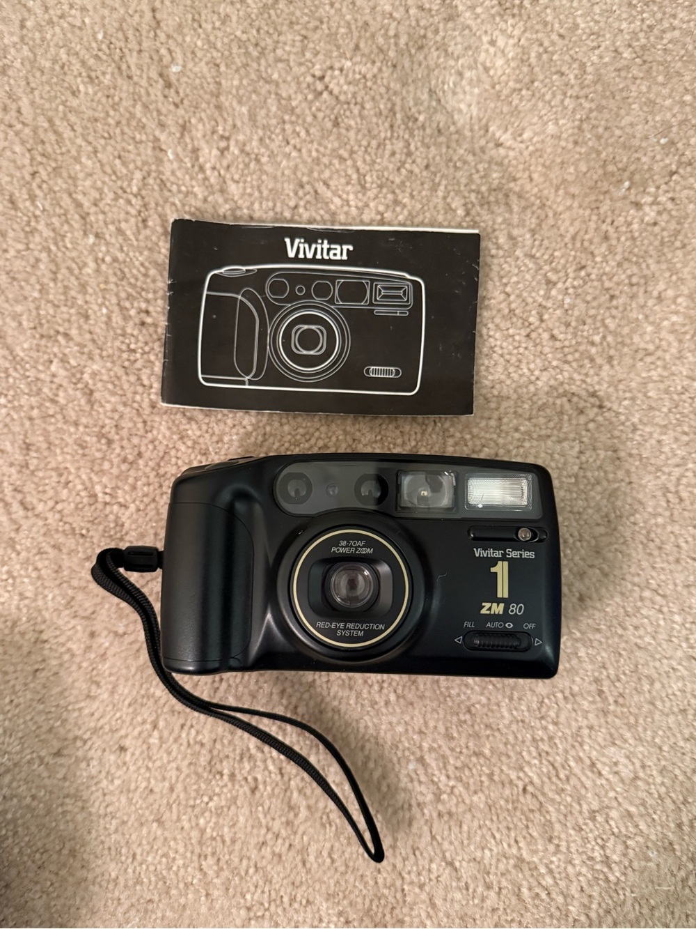 Vivitar Series 1 ZM80 35mm Camera With Case